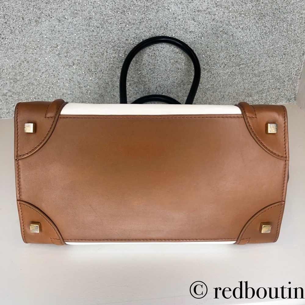 ๐ Sold Celine Paris TriColor mini luggage tote bag - Picture 7 of 8